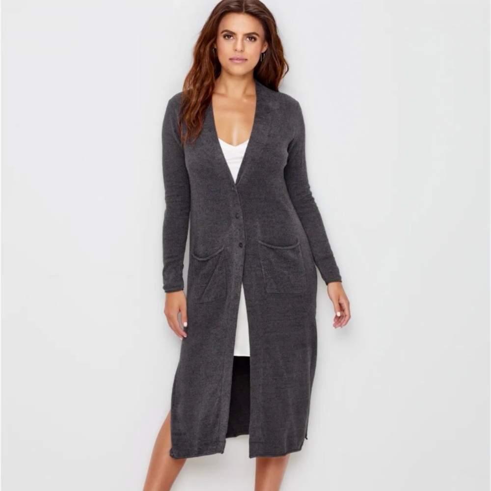 Barefoot Dreams 496 Cozychic Ultra Lite Long Duster Cardigan - Picture 1 of 11